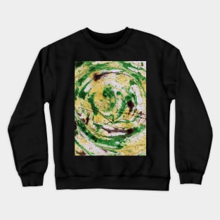 abstract marble texture spiral fluid art design Crewneck Sweatshirt